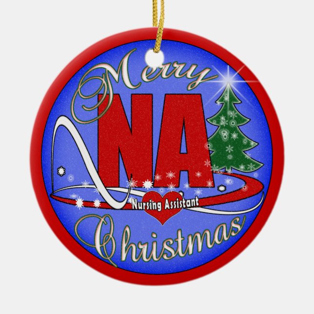 NA CHRISTMAS ORNAMENT -  NURSING ASSISTANT (Front)
