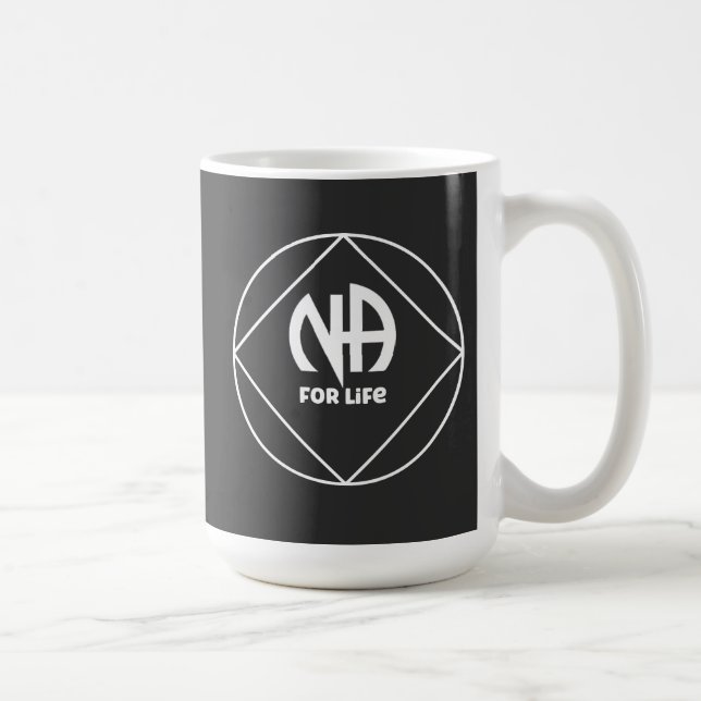 NA For Life - Narcotics Anonymous  Coffee Mug (Right)