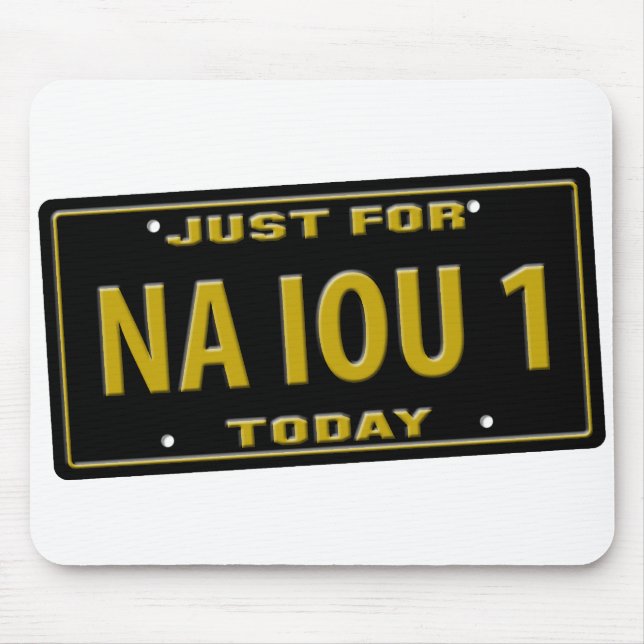 NA IOU 1 MOUSE MAT (Front)