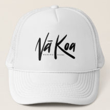 Na Koa Hat (Trucker) White