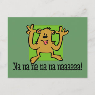 Na Na Bear Postcard