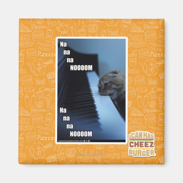 Na na na nooom magnet (Front)