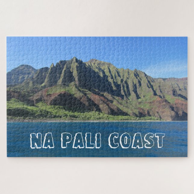 na pali coast hawaii jigsaw puzzle (Horizontal)