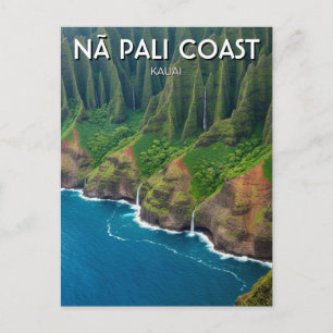 Nā Pali Coast Kauai Hawaii Travel Postcard