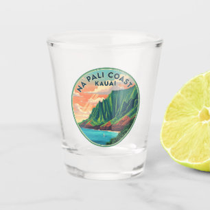Nā Pali Coast Kauai Hawaii Travel Shot Glass
