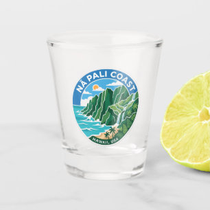 Nā Pali Coast Kauai Hawaii USA Shot Glass