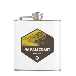 Nā Pali Coast State Park Hawaii Hip Flask