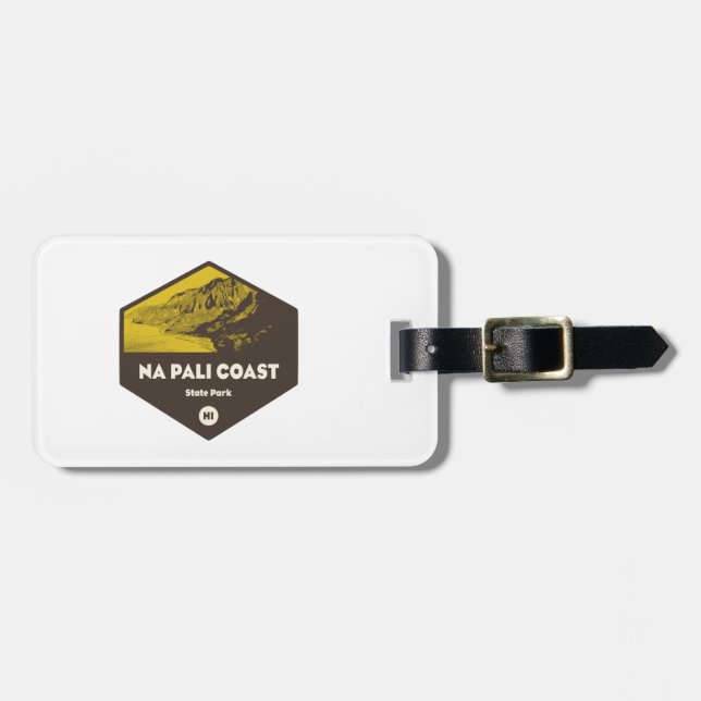 Nā Pali Coast State Park Hawaii Luggage Tag (Front Horizontal)