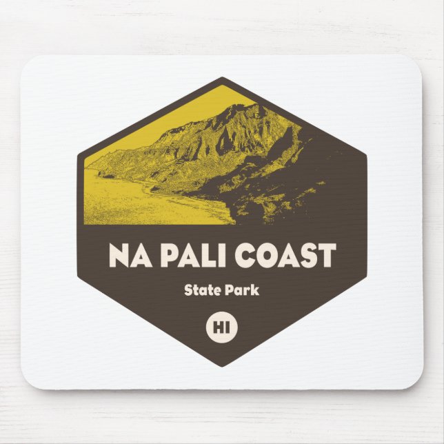 Nā Pali Coast State Park Hawaii Mouse Mat (Front)