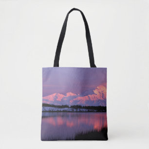NA, USA, Alaska, Denali NP, Mt. McKinley Tote Bag