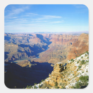NA, USA, Arizona. Grand Canyon National Park. Square Sticker