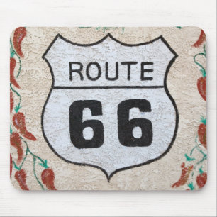 NA, USA, Arizona, Holbrook Route 66 street sign Mouse Mat