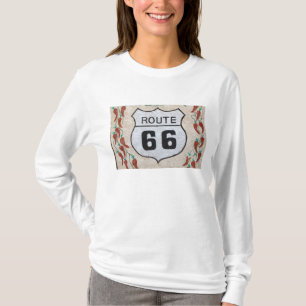 NA, USA, Arizona, Holbrook Route 66 street sign T-Shirt