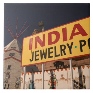 NA, USA, Arizona, Lupton Yellowhorse Indian Tile