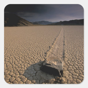 NA, USA, California, Death Valley National Square Sticker