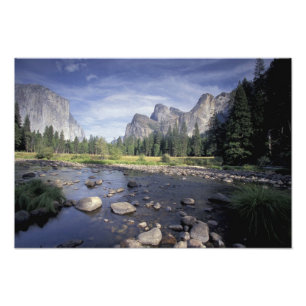 NA, USA, California, Yosemite NP, Valley view Photo Print
