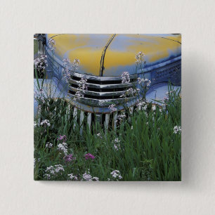 NA, USA, eastern Washington, Old truck with 15 Cm Square Badge