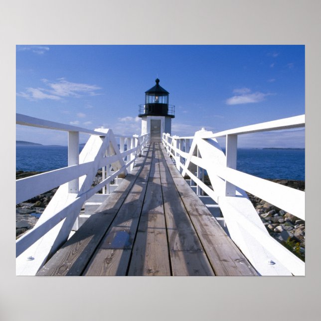 NA, USA, Maine, Port Clyde.  Marshall Point 2 Poster (Front)