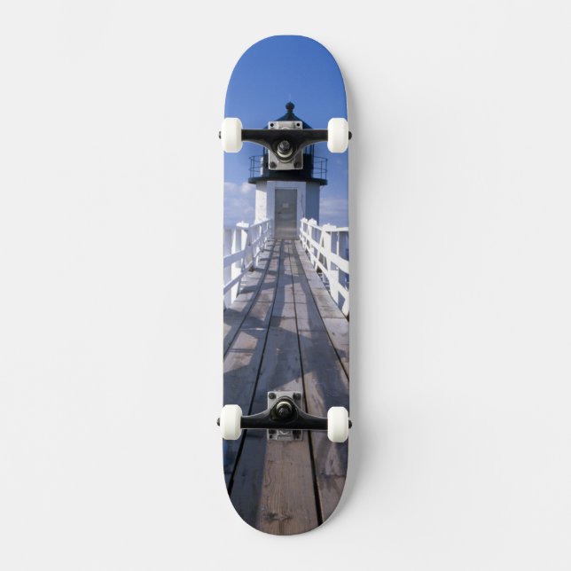 NA, USA, Maine, Port Clyde.  Marshall Point 2 Skateboard (Front)