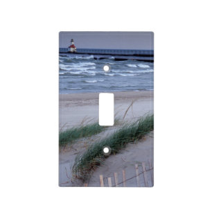 NA, USA, Michigan, Berrien County, St. Joseph, Light Switch Plate