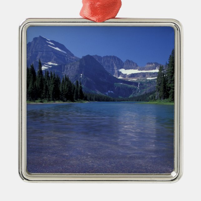 NA, USA, Montana, Glacier National PArk. Metal Tree Decoration (Front)