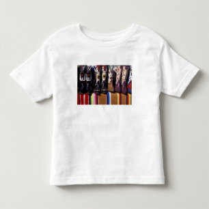 NA, USA, New Mexico, Santa Fe. Cowboy boots Toddler T-Shirt