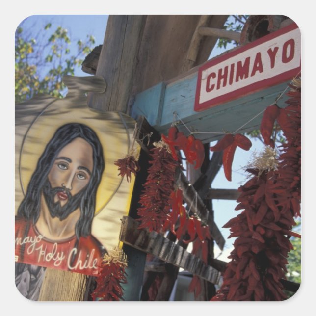 NA, USA, New Mexico, Santa Fe. Square Sticker (Front)