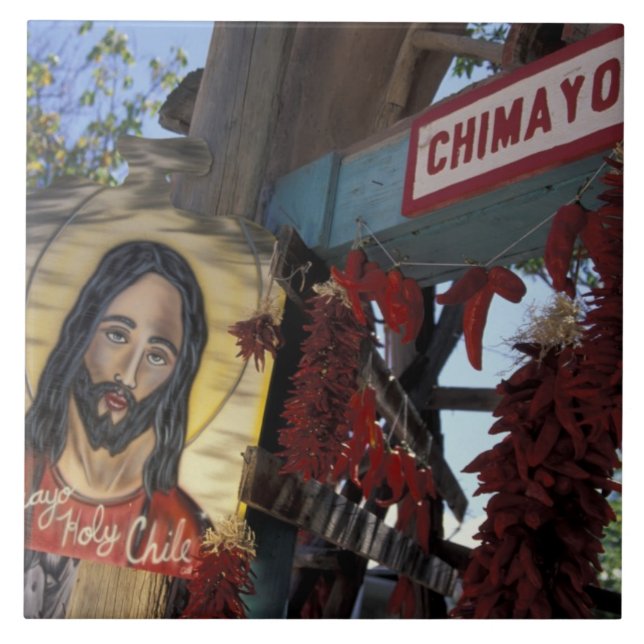 NA, USA, New Mexico, Santa Fe. Tile (Front)