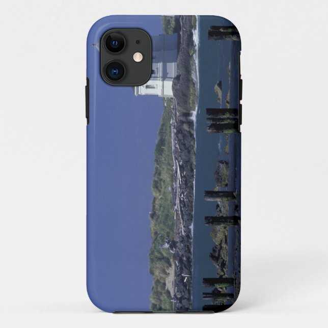 NA, USA, Oregon, Bandon, Coquille Lighthouse Case-Mate iPhone Case (Back)