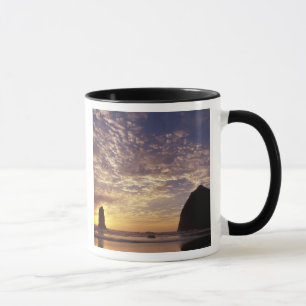 NA, USA, Oregon, Oregon Coast, Canon Beach with Mug
