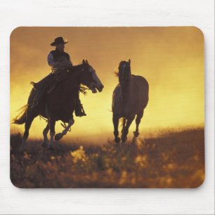NA, USA, Oregon, Seneca, Ponderosa Ranch, Cowboy 3 Mouse Mat