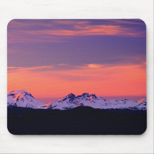 NA, USA, Oregon, The Three Sisters Mountains Mouse Mat
