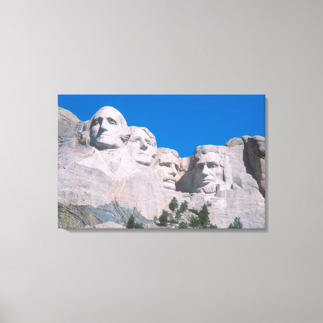 NA, USA, SD, Mount Rushmore. Canvas Print (Front)