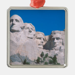 NA, USA, SD, Mount Rushmore. Metal Tree Decoration