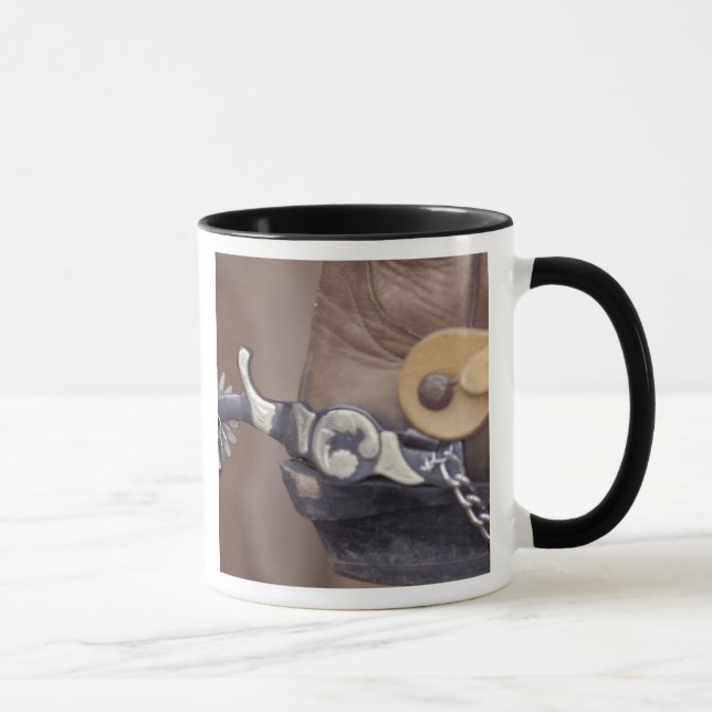 NA, USA, Texas, Lubbock Cowboy boot and spur Mug (Right)