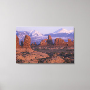 NA, USA, Utah, Arches National Park. Garden of Canvas Print