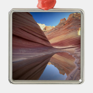 NA, USA, Utah, Vermillion Cliffs. Coyote Butte 2 Metal Tree Decoration