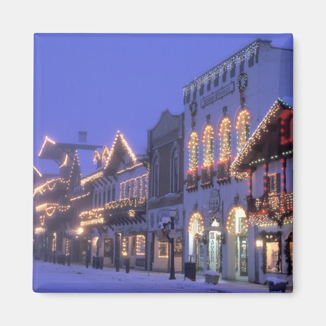 NA, USA, Washington, Leavenworth. Main Street Magnet (Front)