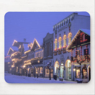 NA, USA, Washington, Leavenworth. Main Street Mouse Mat