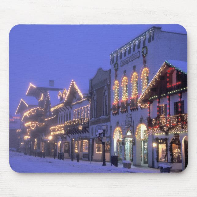 NA, USA, Washington, Leavenworth. Main Street Mouse Mat (Front)