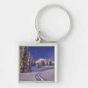 NA, USA, Washington, Mt. Rainier NP, Snowshoe Key Ring