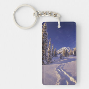 NA, USA, Washington, Mt. Rainier NP, Snowshoe Key Ring