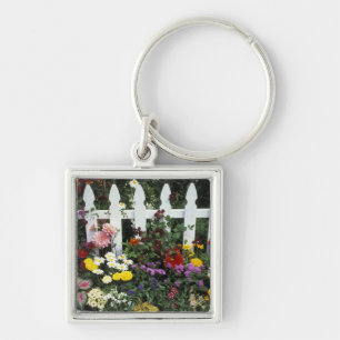 NA, USA, Washington, Sammamish, White picket Key Ring