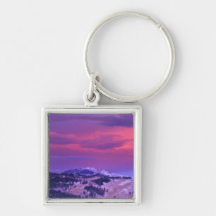 NA, USA, Wyoming, Yellowstone NP, Lamar Valley Key Ring