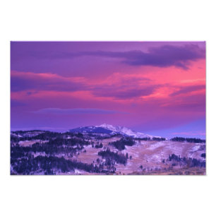 NA, USA, Wyoming, Yellowstone NP, Lamar Valley Photo Print