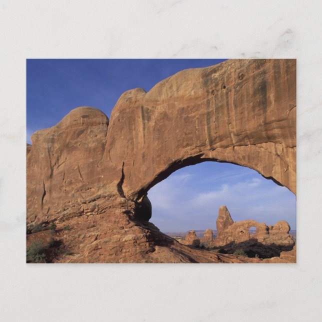 NA, Utah, Arches National Park. Double Arch Postcard (Front)
