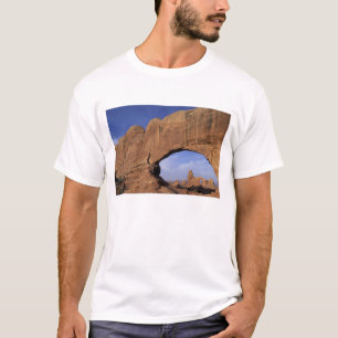NA, Utah, Arches National Park. Double Arch T-Shirt