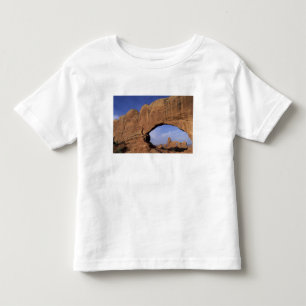 NA, Utah, Arches National Park. Double Arch Toddler T-Shirt