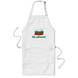 Na zdrave (to health) long apron