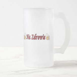 Na Zdrowie Toast With Beer Mugs